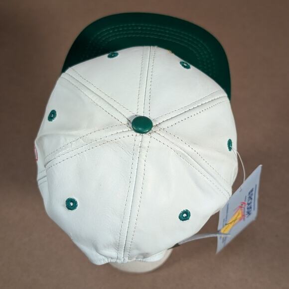 Vintage Roush Racing NASCAR Hat #97 Chad Little 90s Leather Strapback Cap NWT - Picture 7 of 8